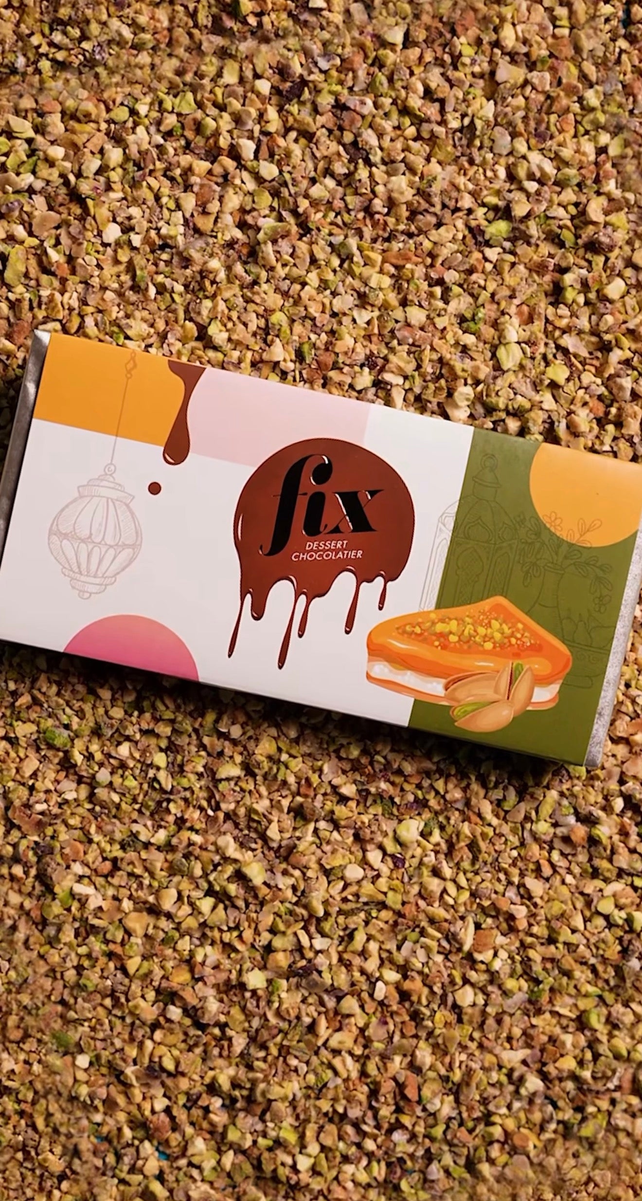 Fix Dessert Chocolatier Can’t Get Knafeh Of It - White Chocolate Edition x1 Chocolate Bar