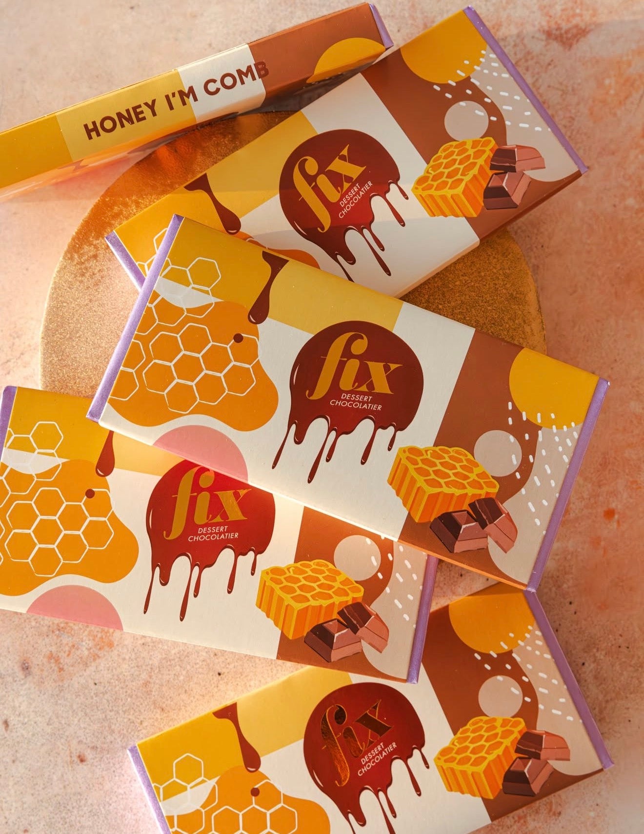 Fix Dessert Chocolatier Honey I’m Comb - x1 Chocolate Bar