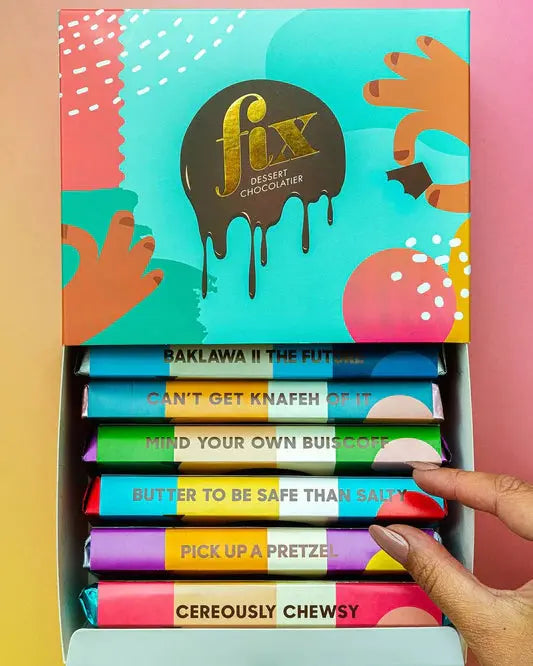 Fix Chocolatier FIX HERO BOX (1 Box of 6 Flavors) - Fix – Fix Fix Chocolatier FIX HERO BOX (1 Box of 6 Flavors) - Fix – Fix