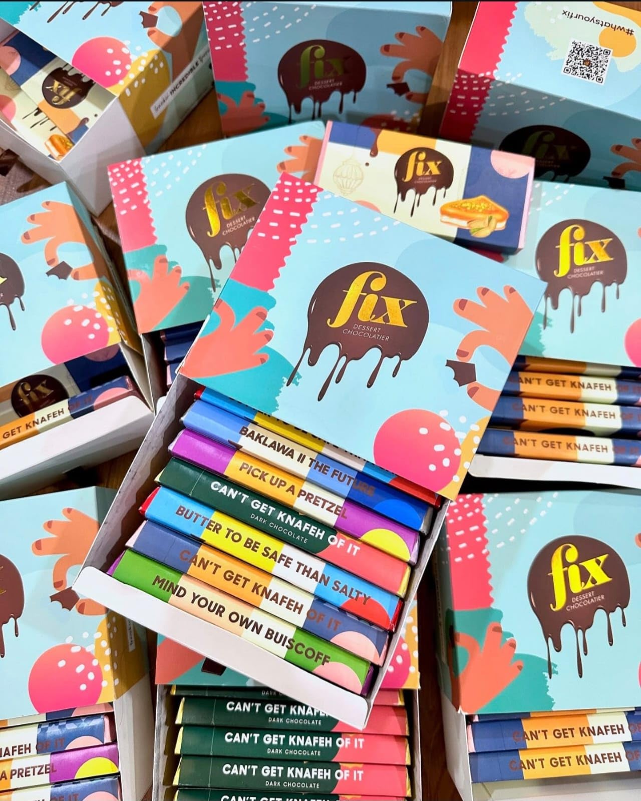 Fix Dessert Chocolatier Build Your Own Box - Box Of 6 Chocolate Bars