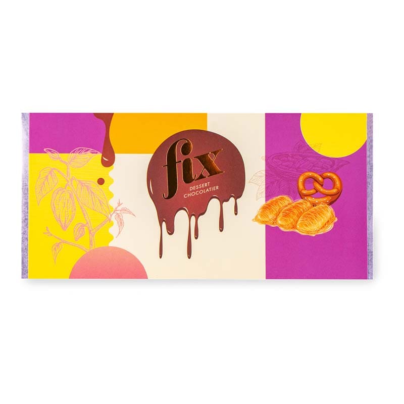 Fix Dessert Chocolatier Pick Up A Pretzel – x1 Chocolate Bar