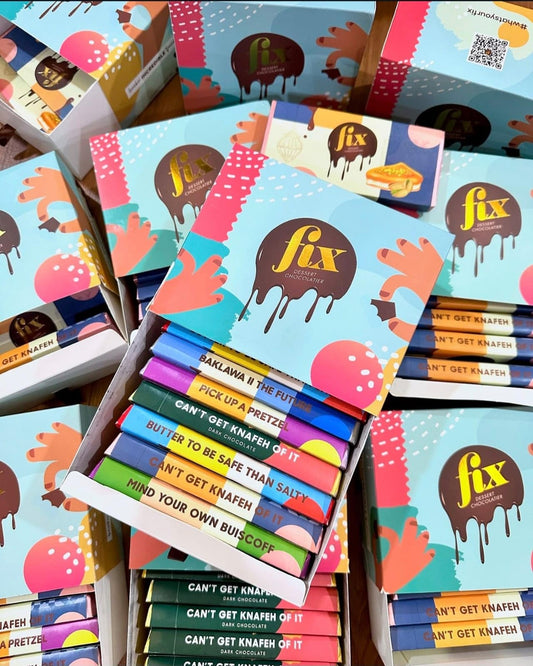 Fix Dessert Chocolatier Build Your Own Box - Box Of 6 Chocolate Bars